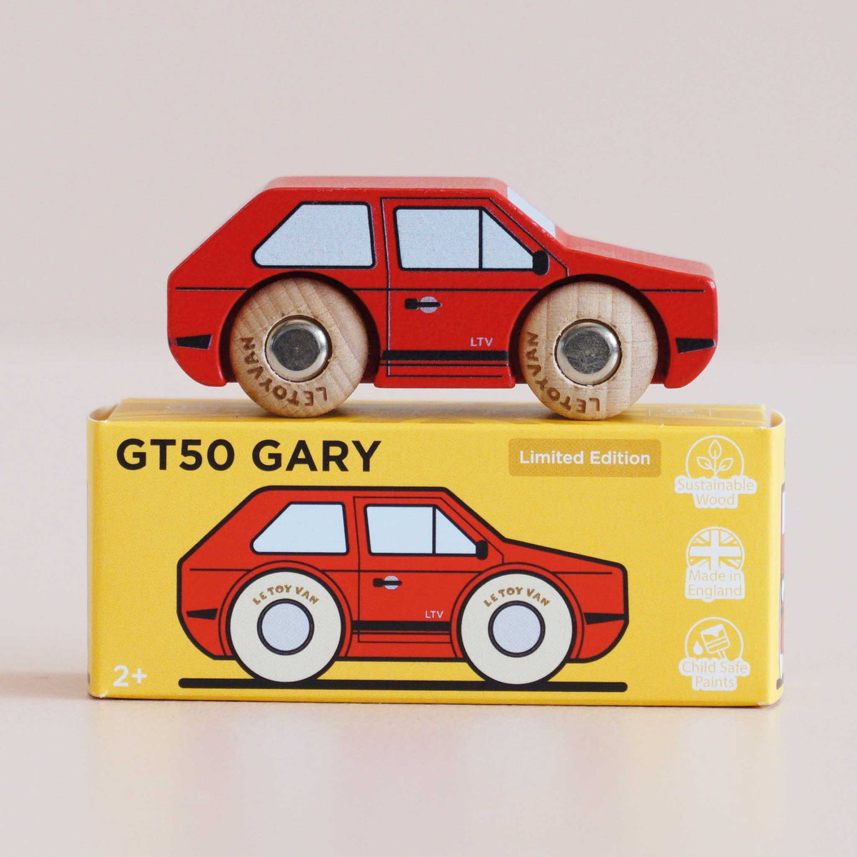 Le Toy Van No. 8 GT50 Gary - Classic Wooden Car