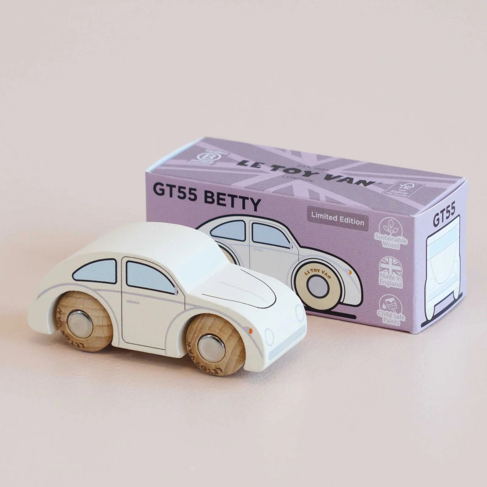 Le Toy Van No. 9 GT55 Betty - Classic Wooden Car