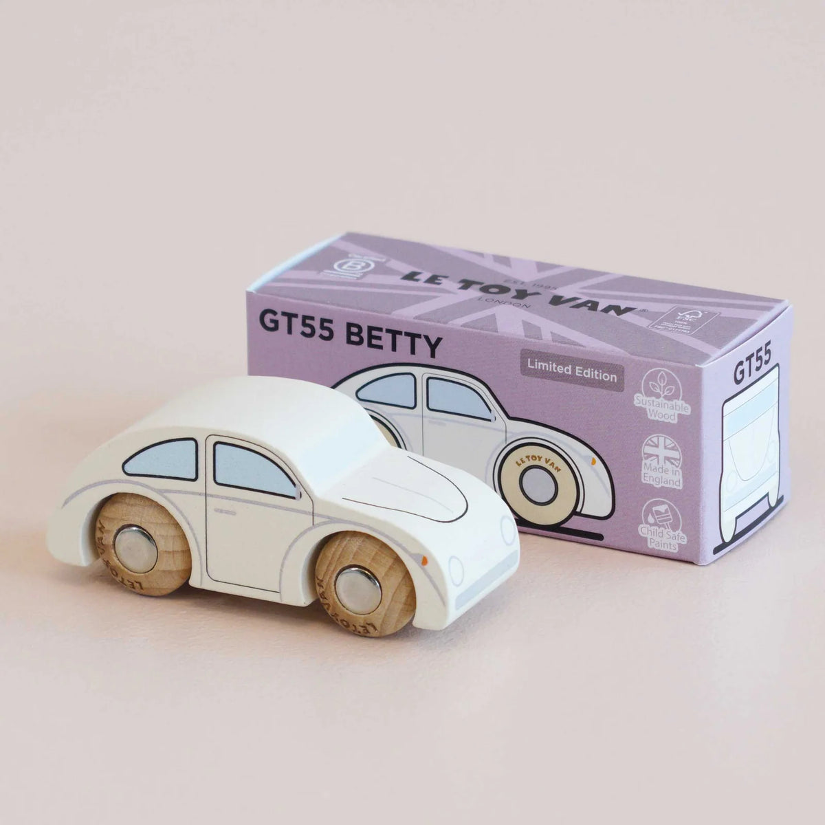 Le Toy Van No. 9 GT55 Betty - Classic Wooden Car