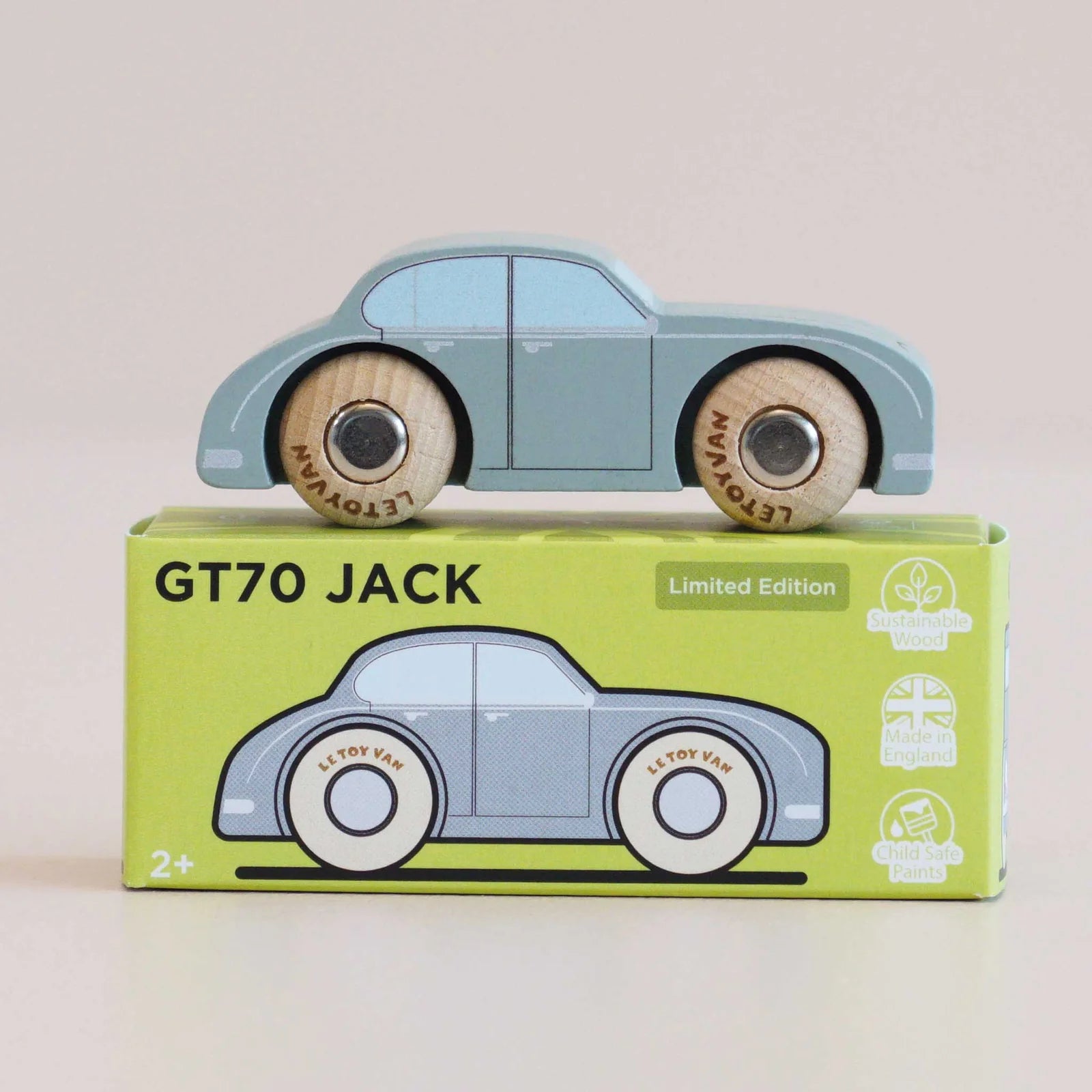 Le Toy Van No. 12 GT70 Jack - British classic Wooden Car