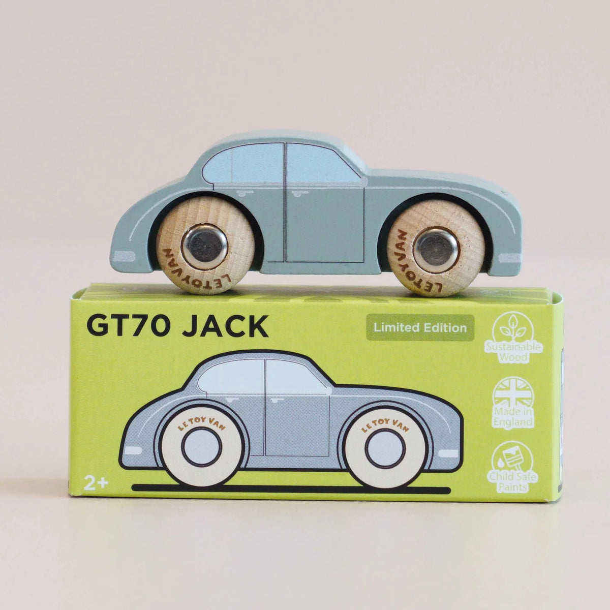 Le Toy Van No. 12 GT70 Jack - British classic Wooden Car