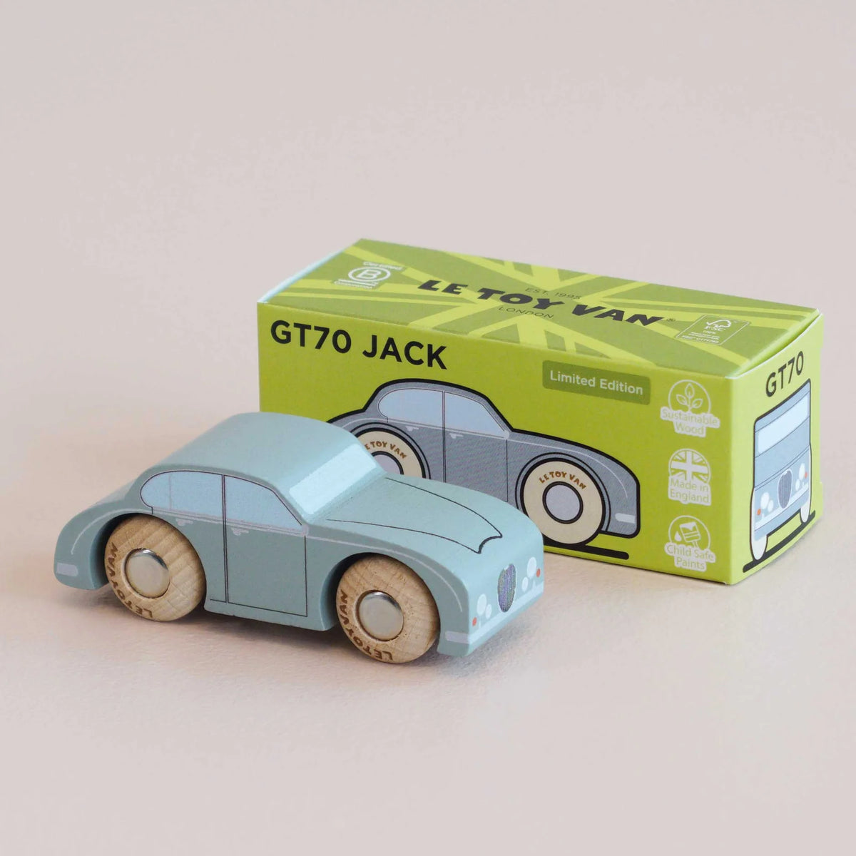 Le Toy Van No. 12 GT70 Jack - British classic Wooden Car