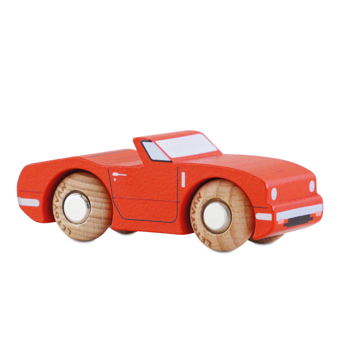 Le Toy Van No. 13 GT75 Marc - Classic Convertible Wooden Car