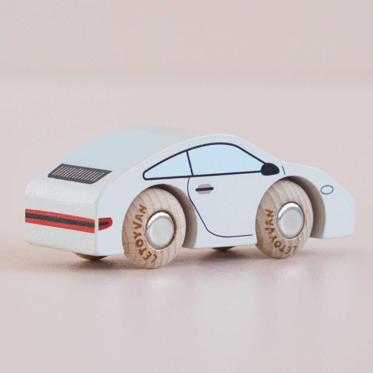 Le Toy Van No. 16 Poppy GT90 - Wooden Sports Car