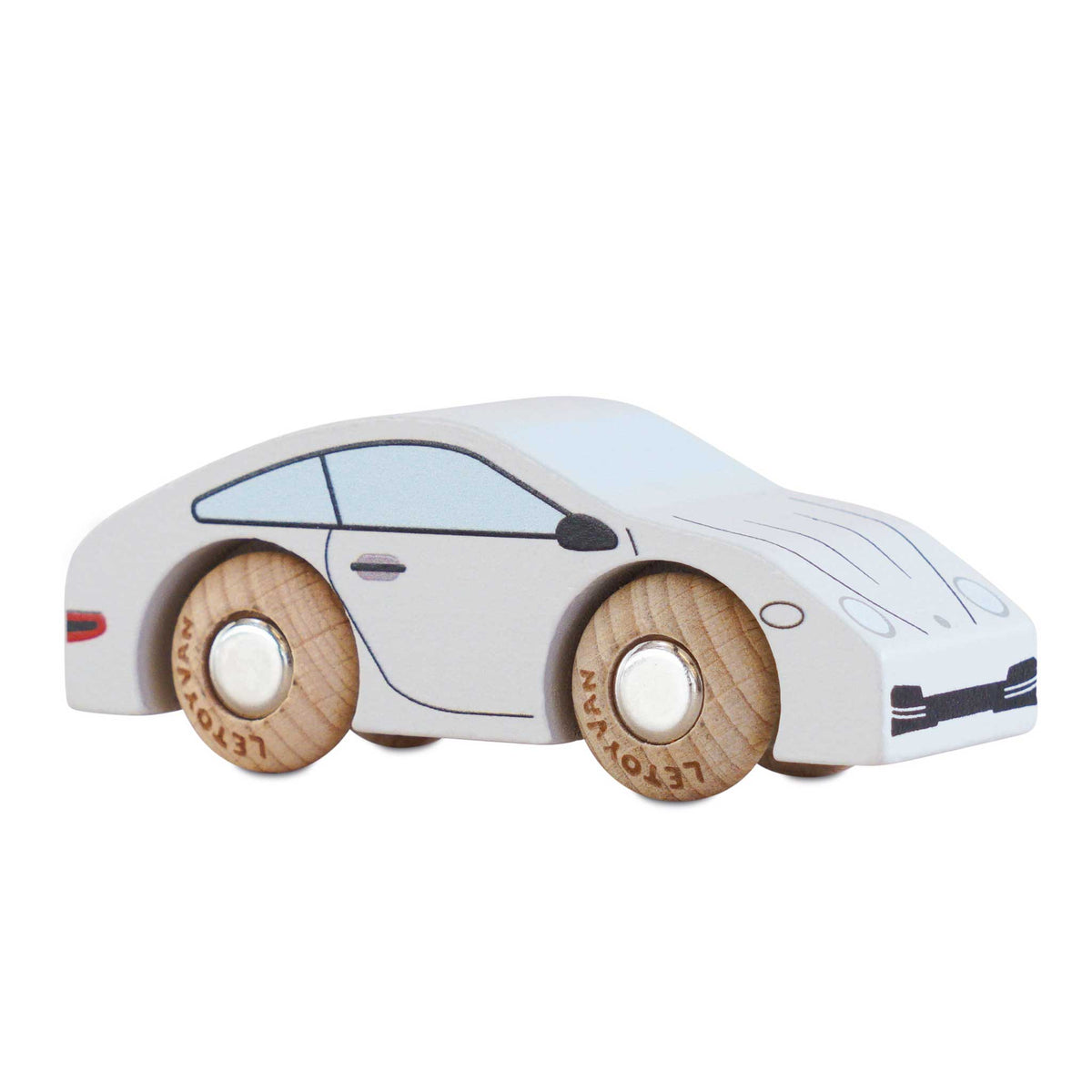 Le Toy Van No. 16 Poppy GT90 - Wooden Sports Car