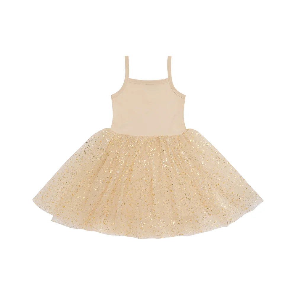 Gold Tutu Dress – Gold sparkle