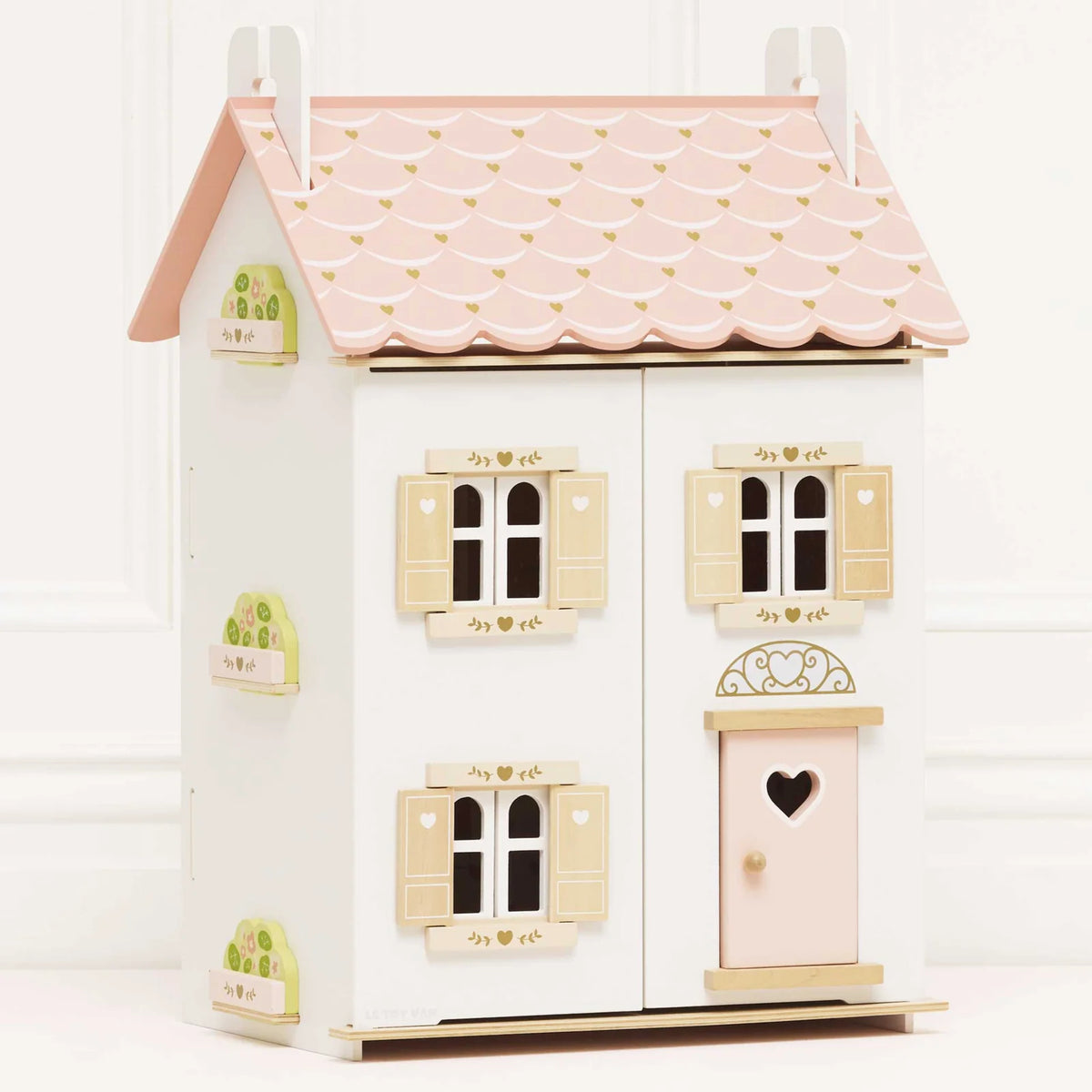 Le Toy Van Roseheart Wooden Dolls House, Furniture & Dubois Family