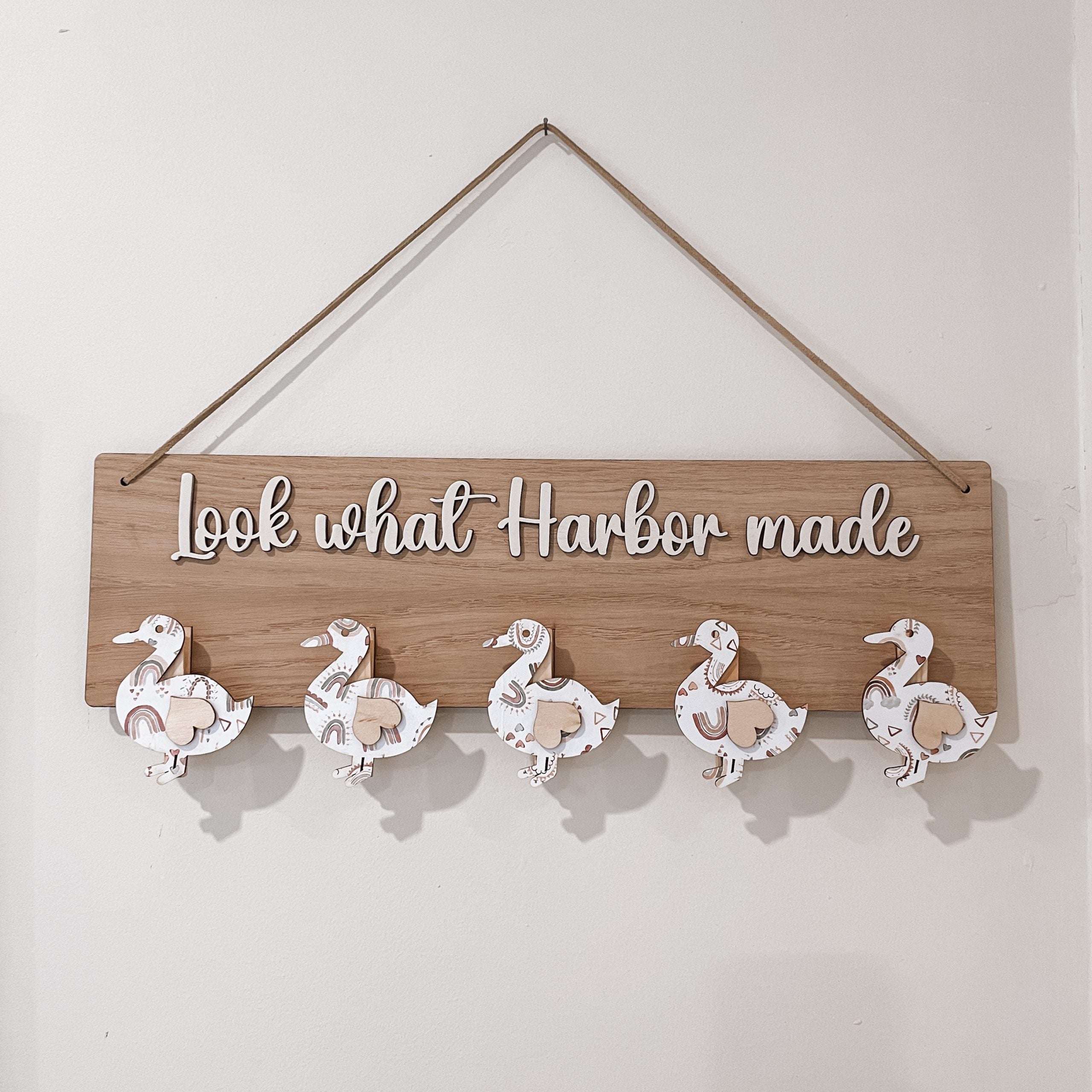 Look What I Made Kids Artwork Display – Duck Theme