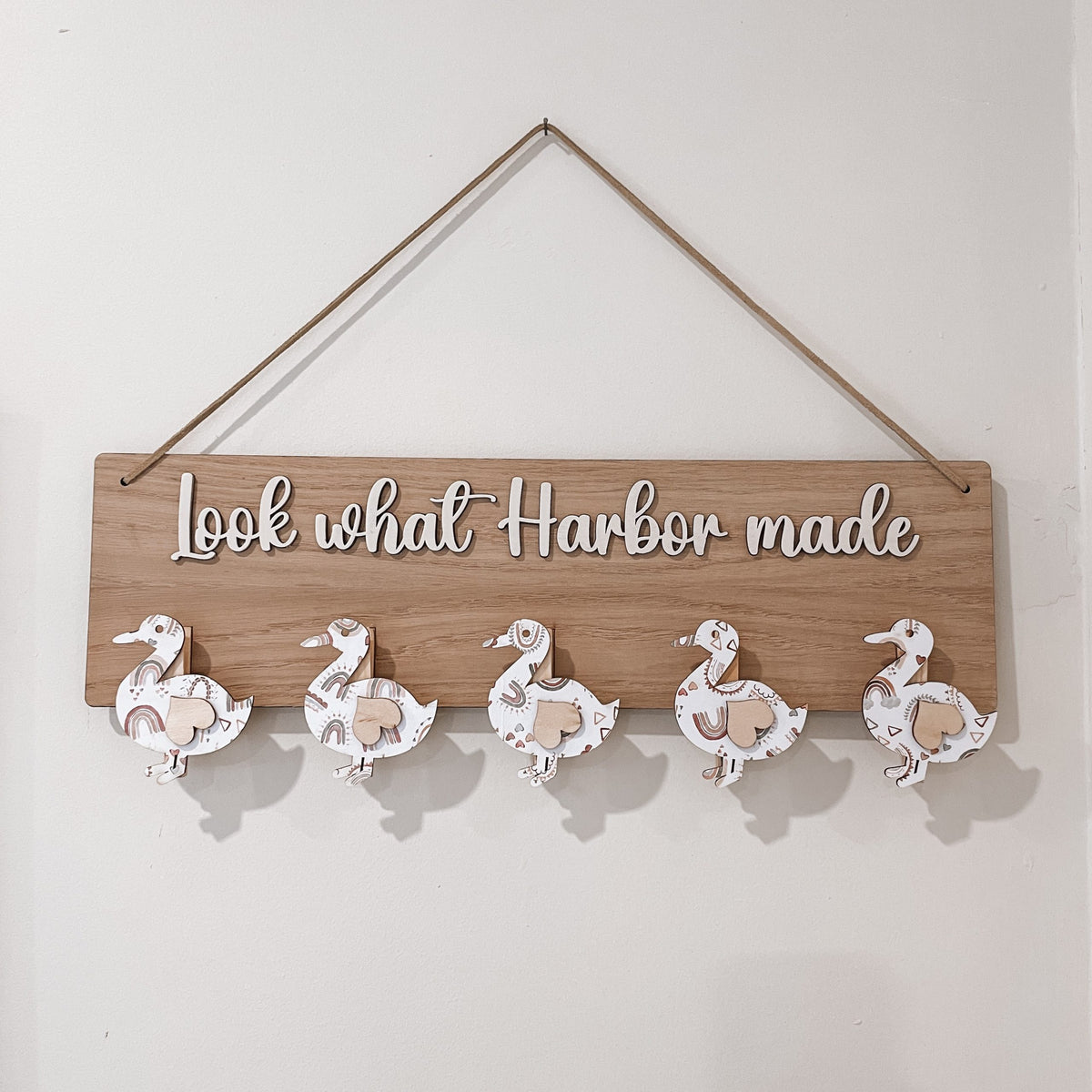 Look What I Made Kids Artwork Display – Duck Theme