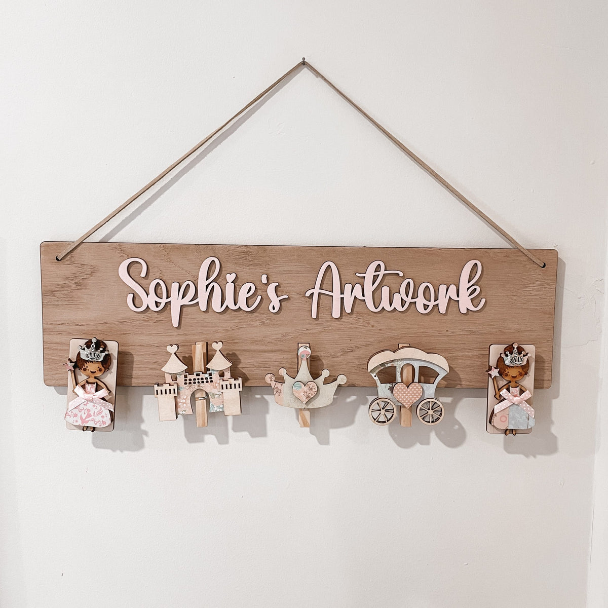 Look What I Made Kids Artwork Display – Princess Theme