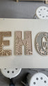 Personalised Woodland Wooden Wall Letters – Nursery & Bedroom Decor