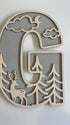 Personalised Woodland Wooden Wall Letters – Nursery & Bedroom Decor