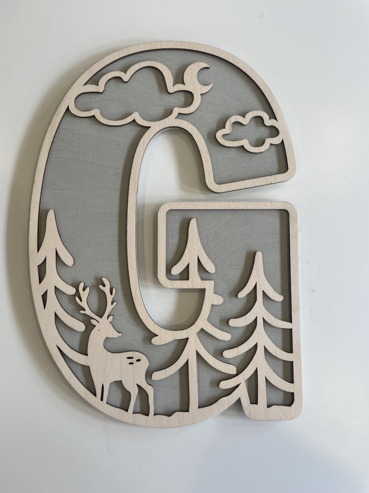 Personalised Woodland Wooden Wall Letters – Nursery & Bedroom Decor