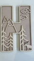 Personalised Woodland Wooden Wall Letters – Nursery & Bedroom Decor
