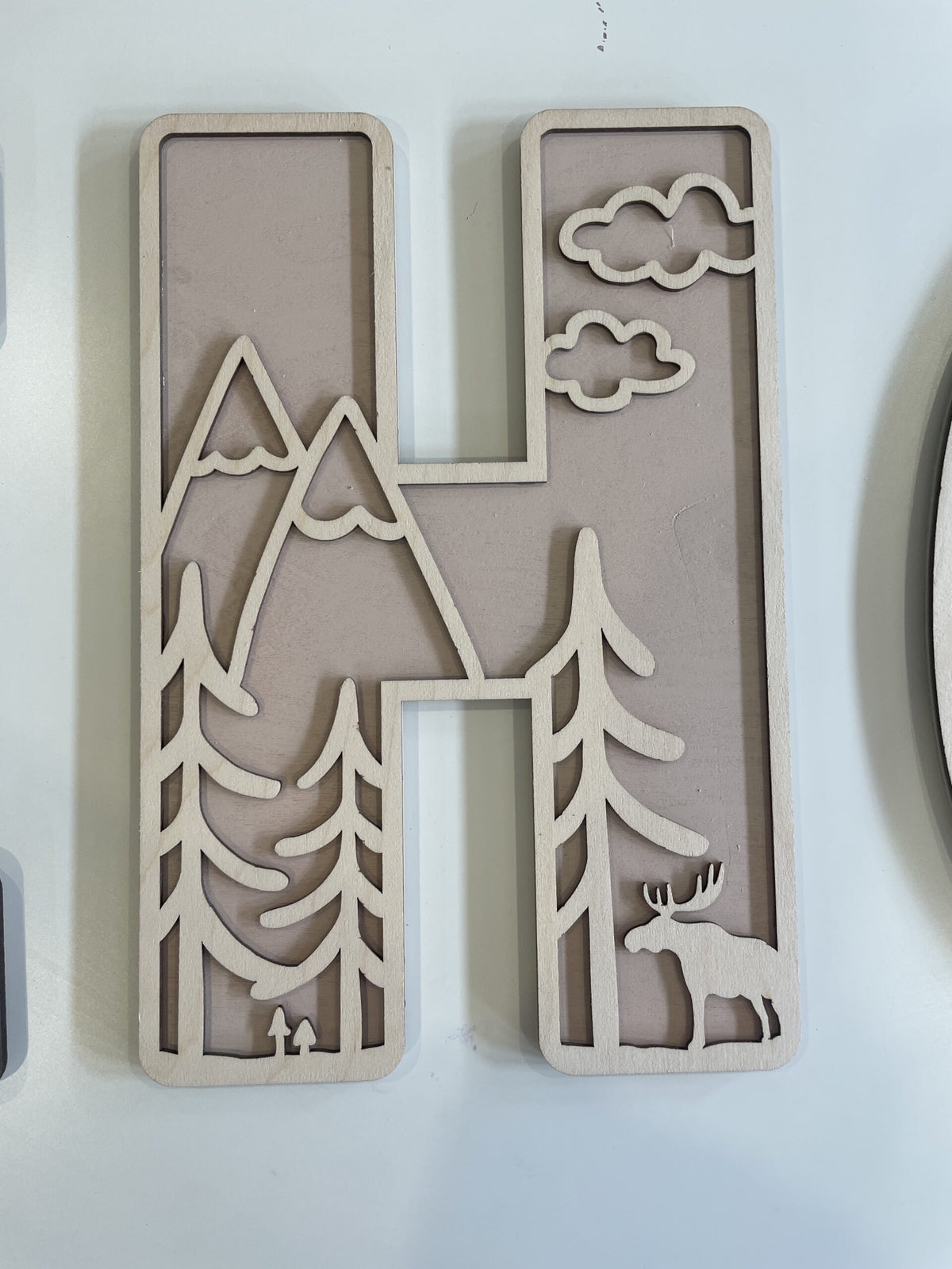 Personalised Woodland Wooden Wall Letters – Nursery & Bedroom Decor