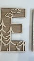 Personalised Woodland Wooden Wall Letters – Nursery & Bedroom Decor