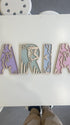 Personalised Mermaid Wooden Wall Letters – Nursery & Bedroom Decor
