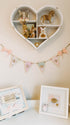 Personalised Wooden Nursery Bunting – Baby Pink