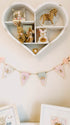 Personalised Wooden Nursery Bunting – Baby Pink