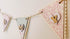 Personalised Wooden Nursery Bunting – Baby Pink