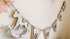 Personalised Wooden Nursery Bunting – Baby Pink