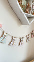 Personalised Wooden Nursery Bunting – Baby Pink