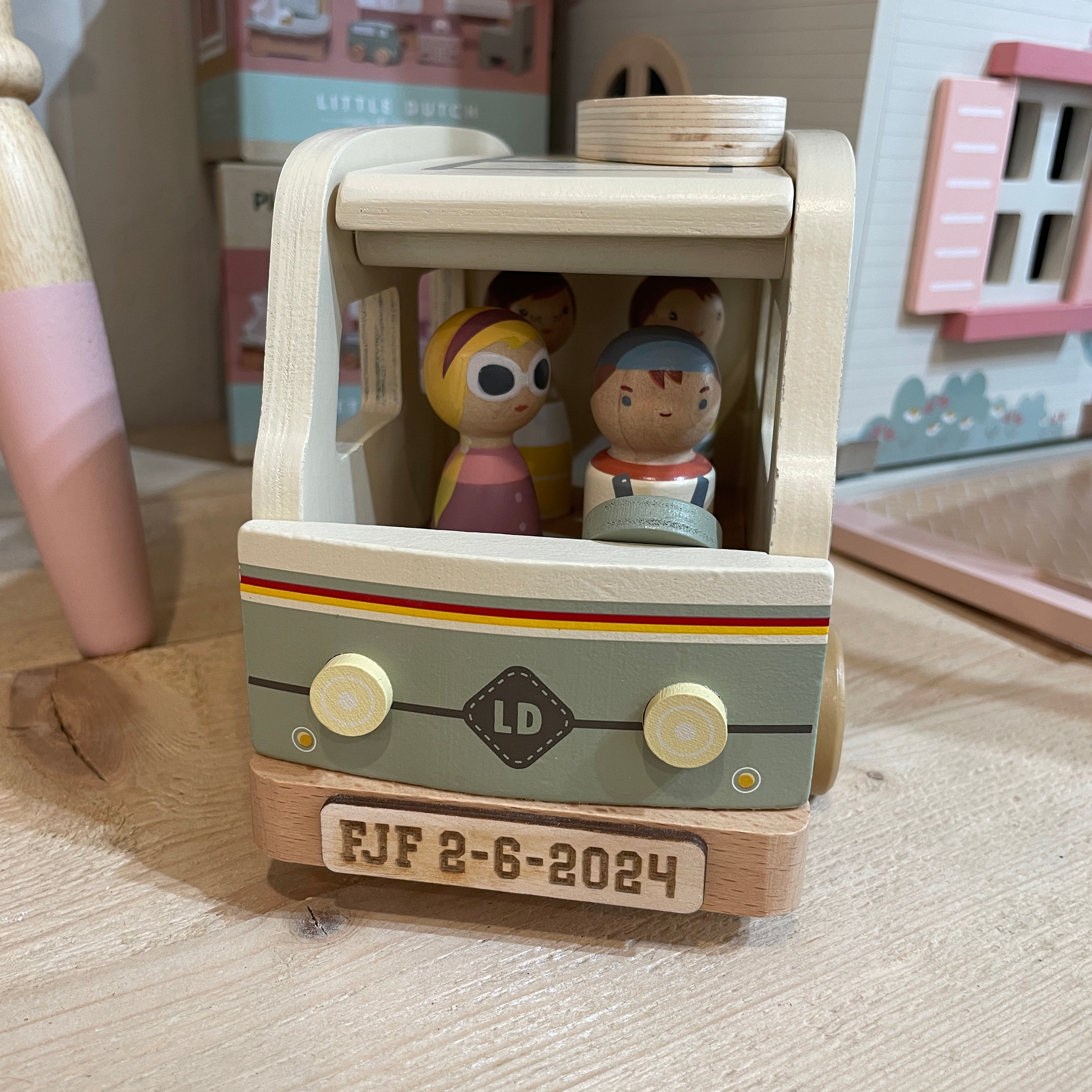 Little Dutch Wooden Vintage Campervan