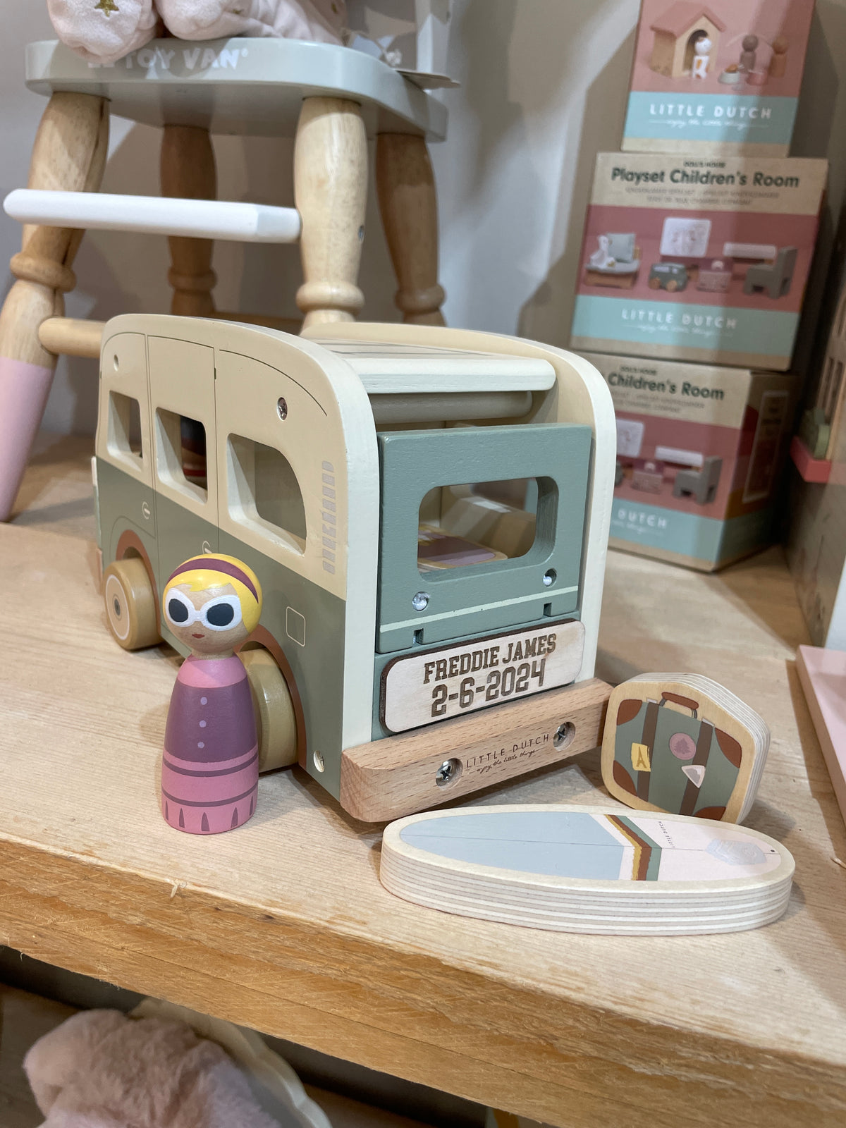 Little Dutch Wooden Vintage Campervan