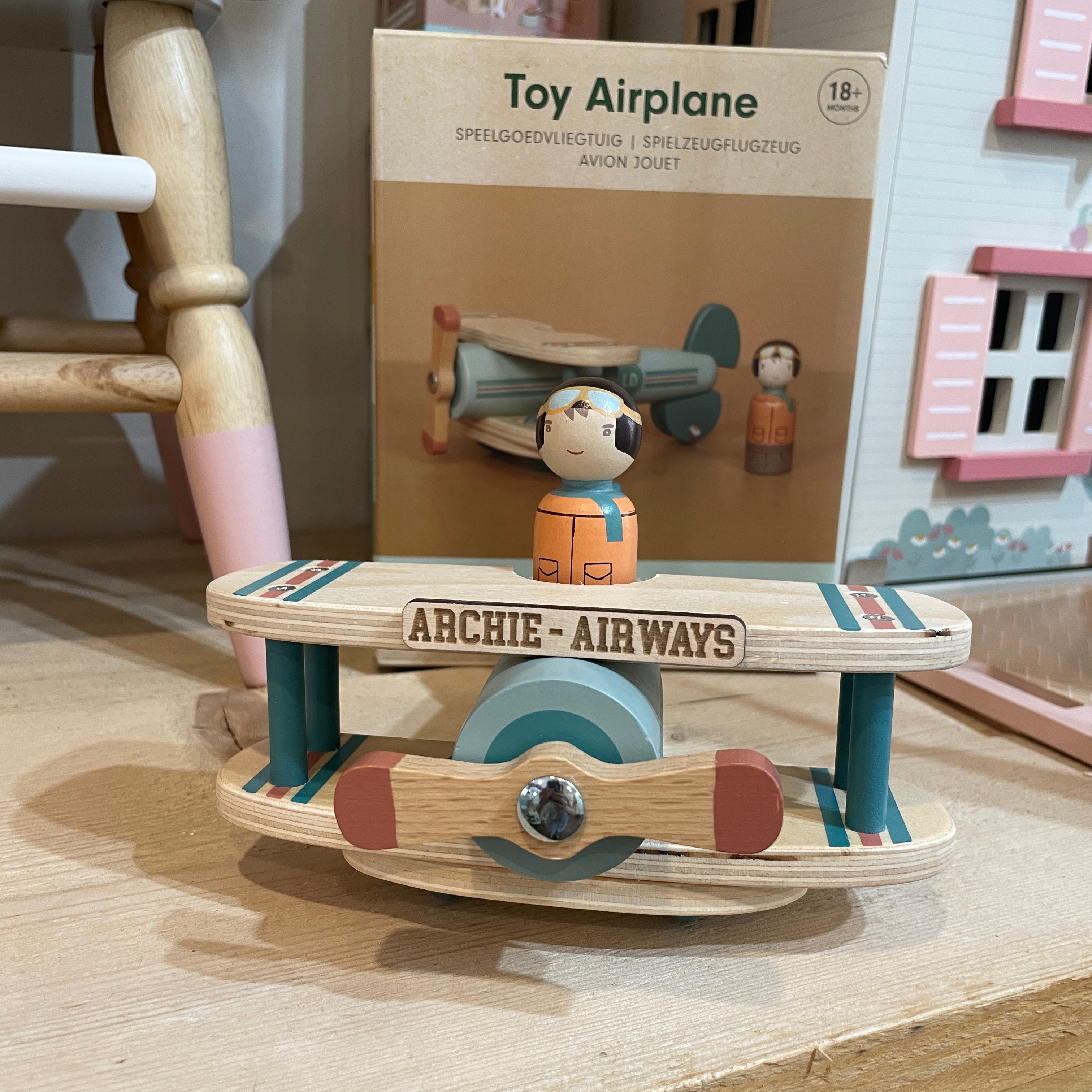 Little Dutch Wooden Toy Aeroplane