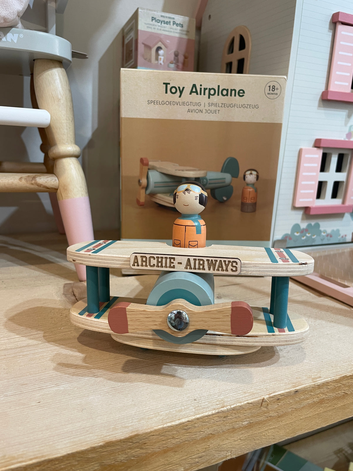 Little Dutch Wooden Toy Aeroplane