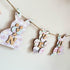 Personalised Wooden Nursery Bunting – Baby Pink