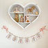 Personalised Wooden Nursery Bunting – Baby Pink