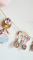 Personalised Wooden Princess Bunting