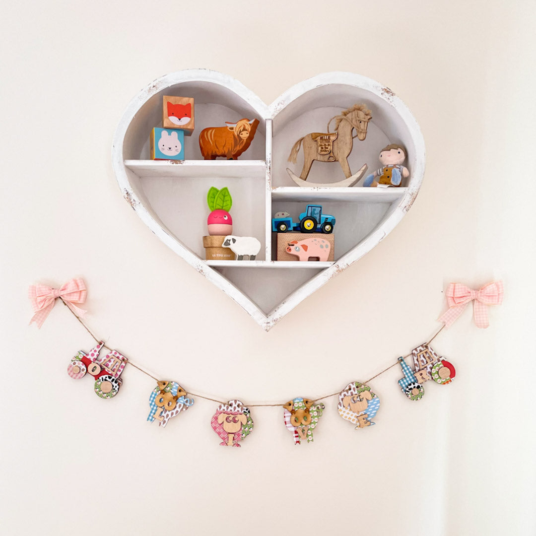 Personalised Wooden Farm Bunting