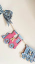Personalised Wooden Train & Carriage Bunting
