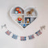 Personalised Wooden Train & Carriage Bunting
