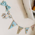 Personalised Wooden Jungle Themed Triangle Bunting