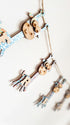 Personalised Wooden Jungle Bunting