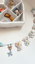 Personalised Wooden Jungle Bunting
