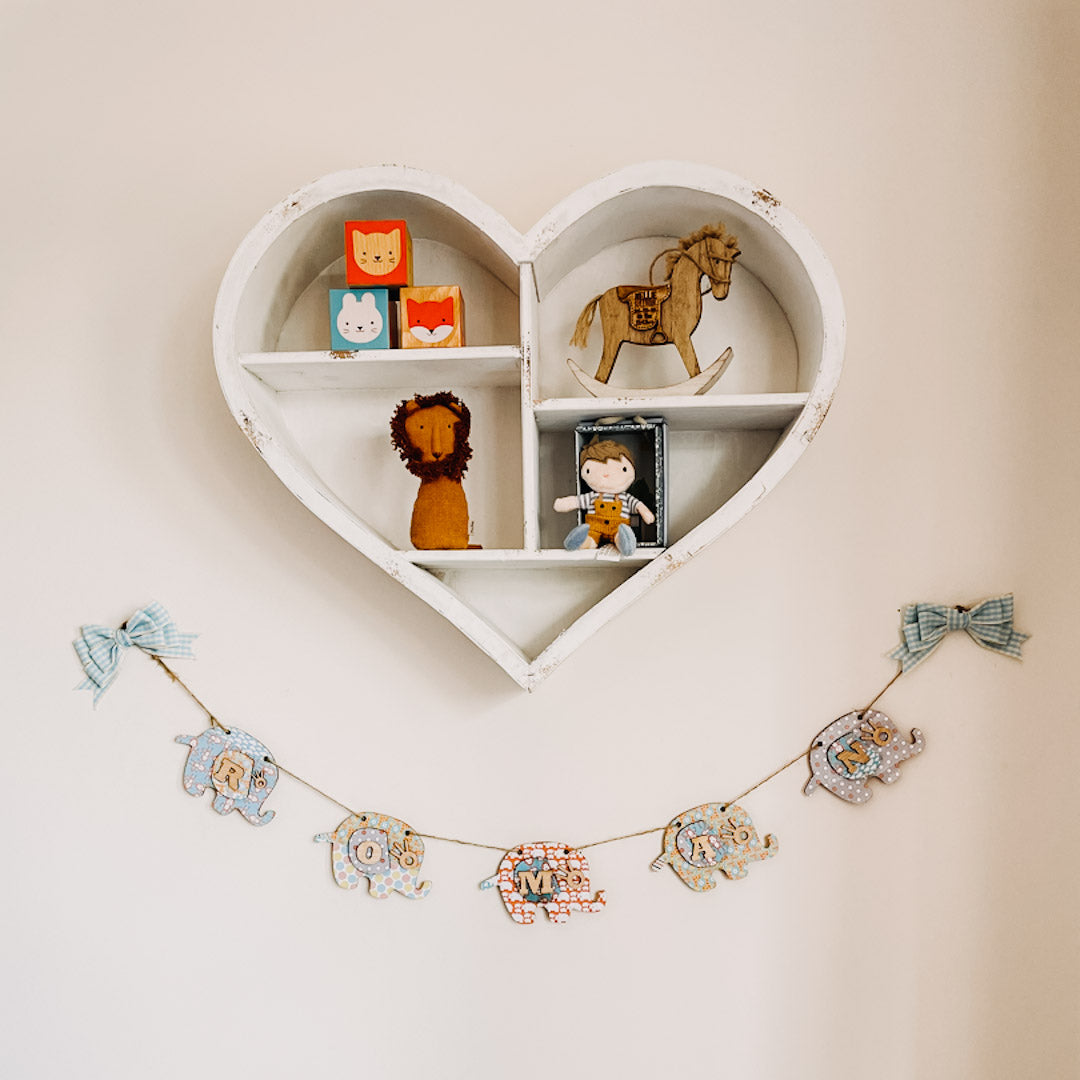 Personalised Wooden Jungle Bunting