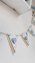 Personalised Wooden Nursery Bunting – Baby Blue