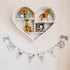 Personalised Wooden Nursery Bunting – Baby Blue