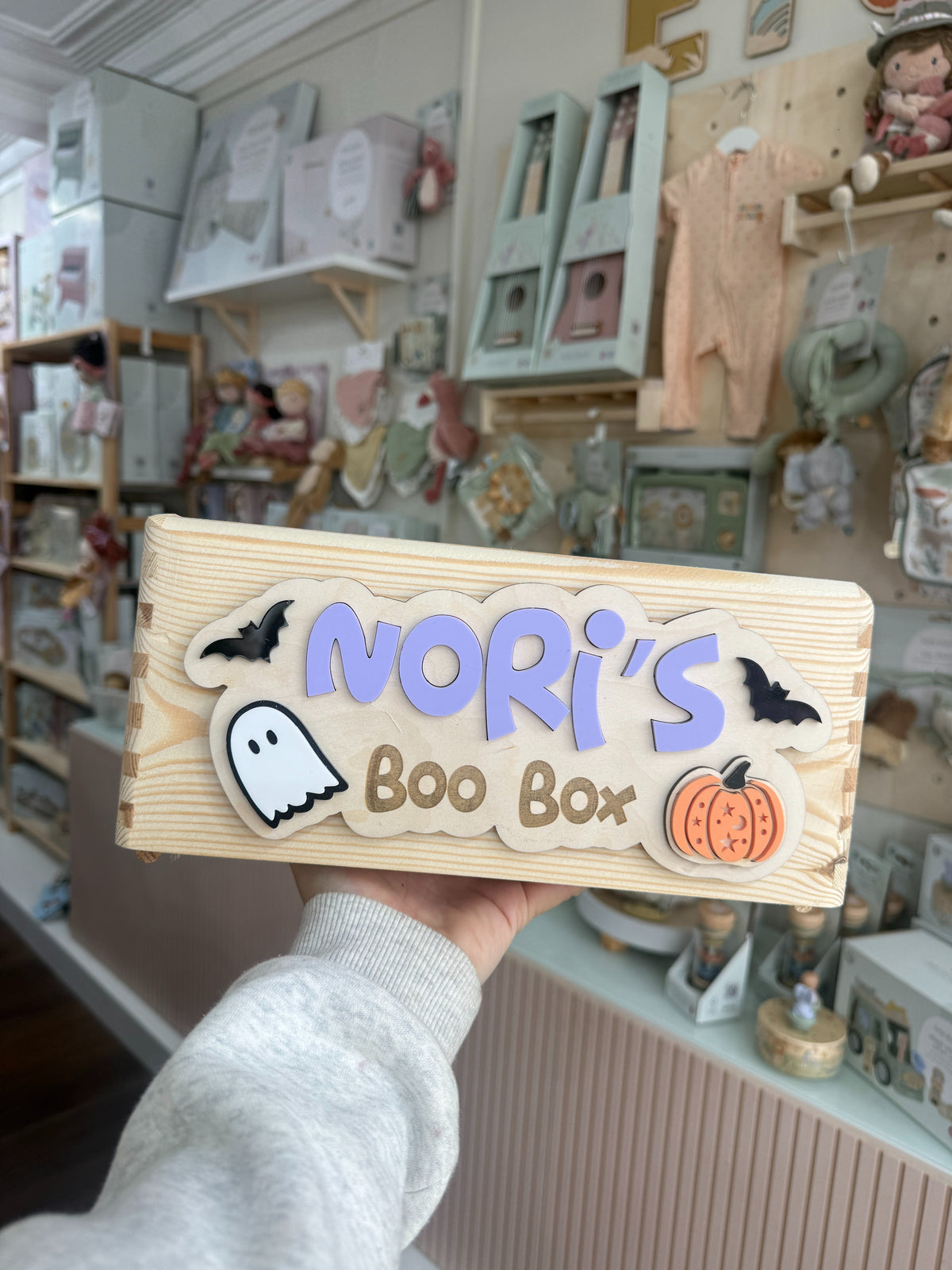 Halloween Boo Box Interchangeable Wooden Plaques – All Seasons Crate