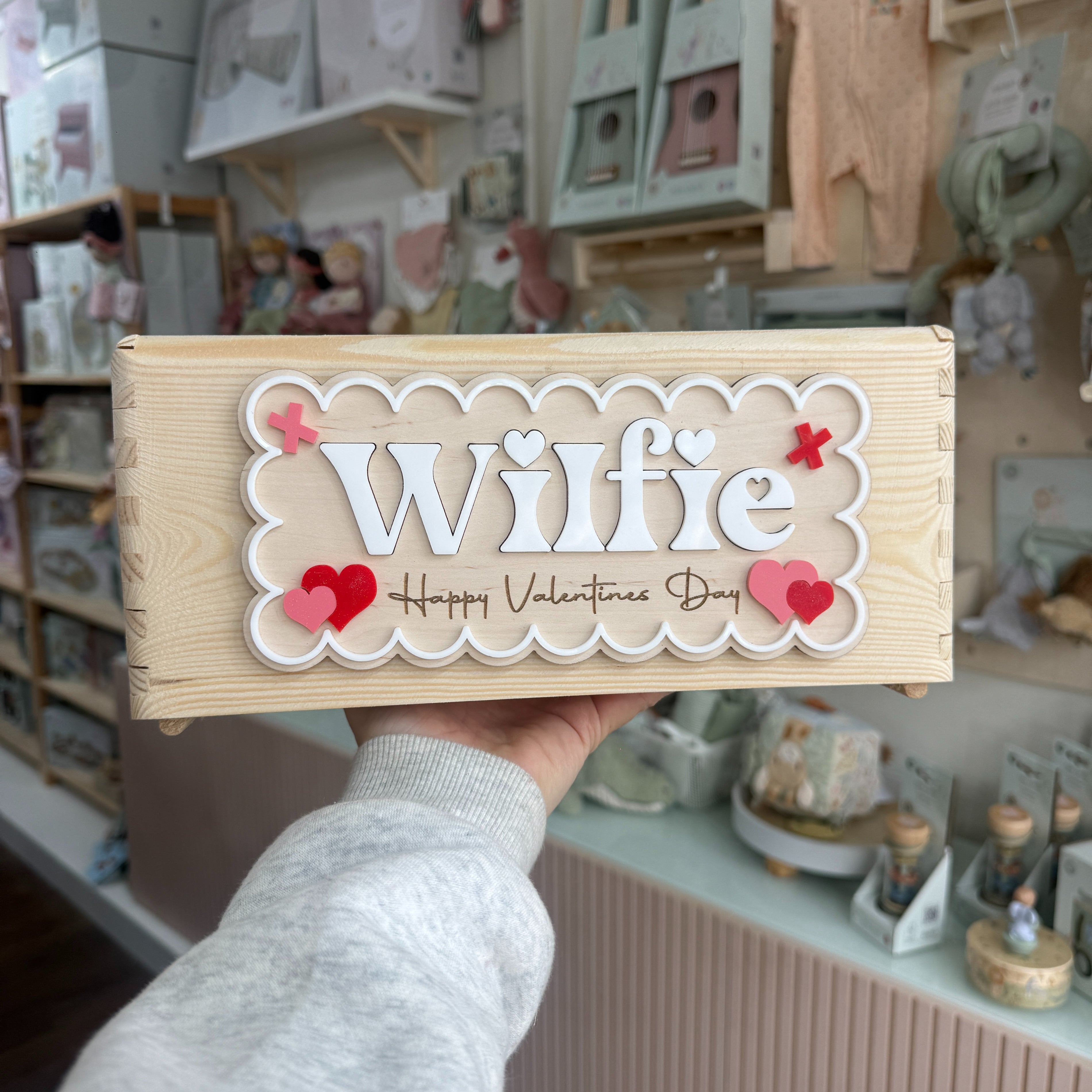 Valentine's Day Interchangeable Wooden Plaques – All Seasons Crate