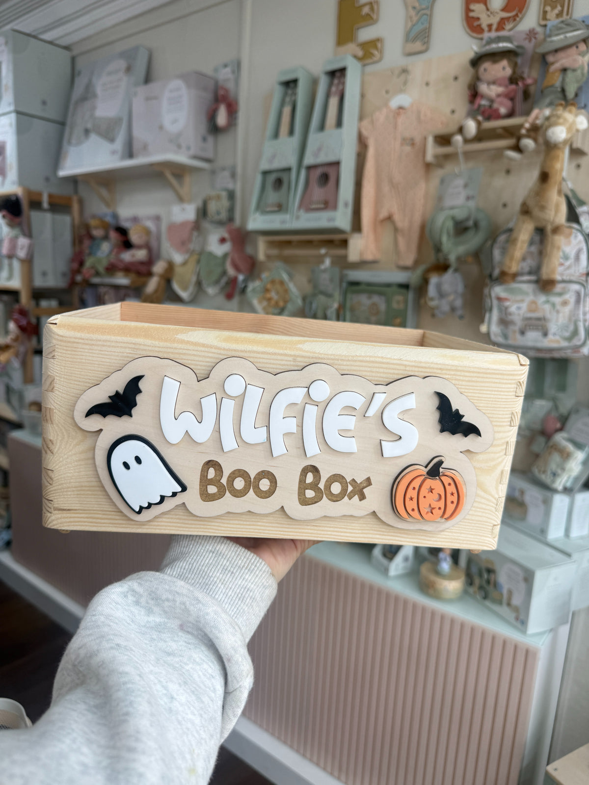 Halloween Boo Box Interchangeable Wooden Plaques – All Seasons Crate
