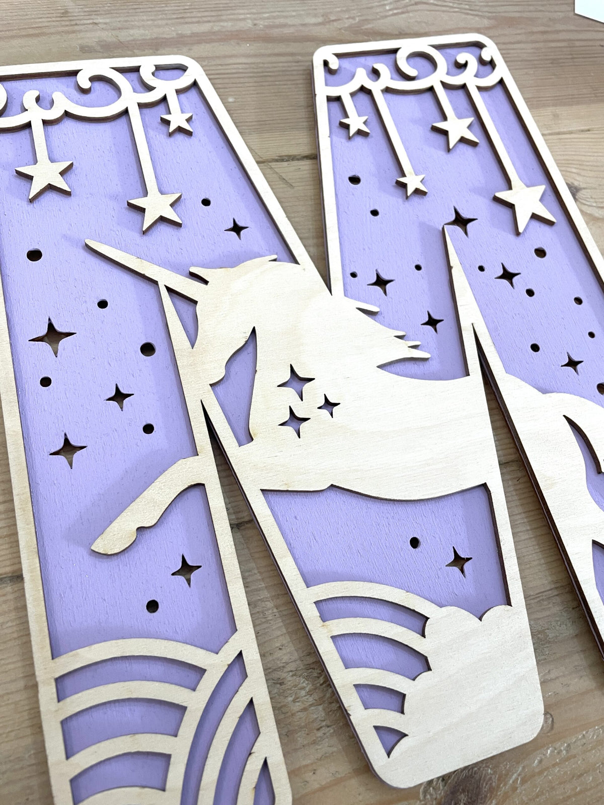 Personalised Unicorn Wooden Wall Letters – Nursery & Bedroom Decor