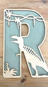 Personalised Dinosaur Wooden Wall Letters – Nursery & Bedroom Decor