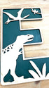 Personalised Dinosaur Wooden Wall Letters – Nursery & Bedroom Decor