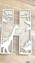 Personalised Dinosaur Wooden Wall Letters – Nursery & Bedroom Decor