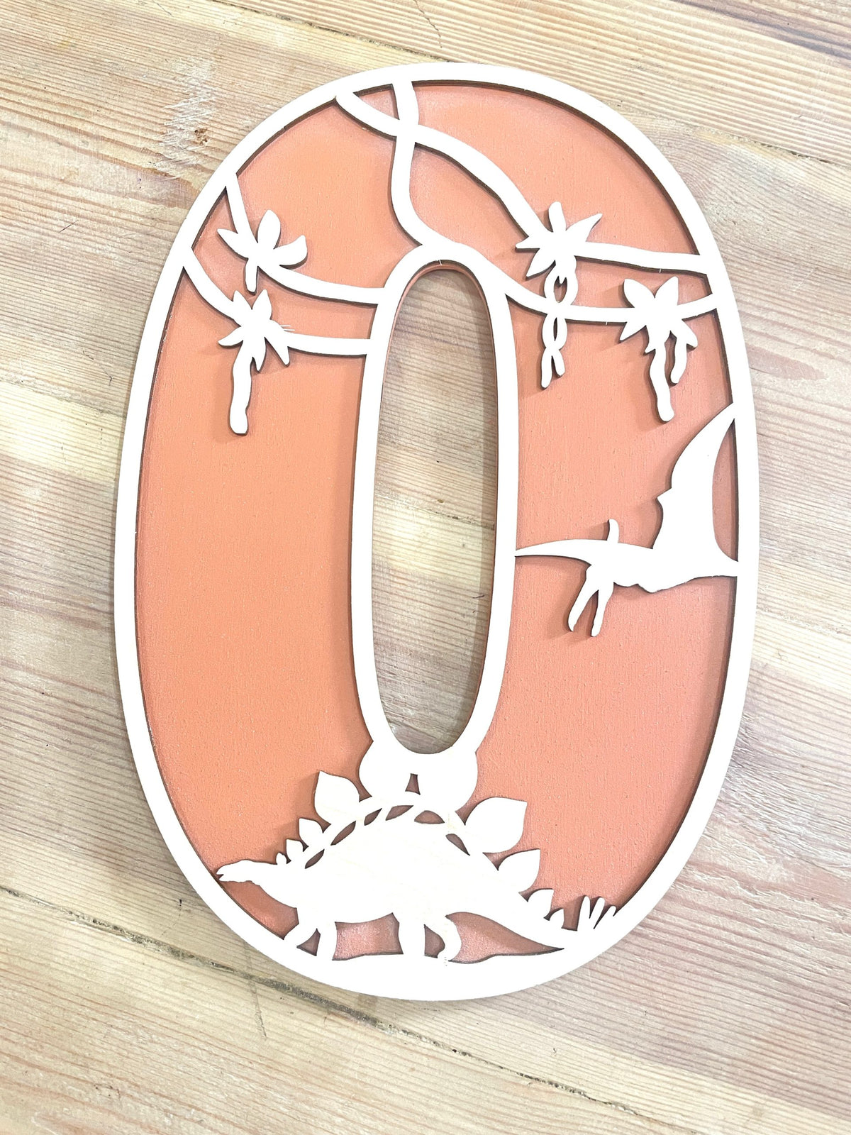 Personalised Dinosaur Wooden Wall Letters – Nursery & Bedroom Decor
